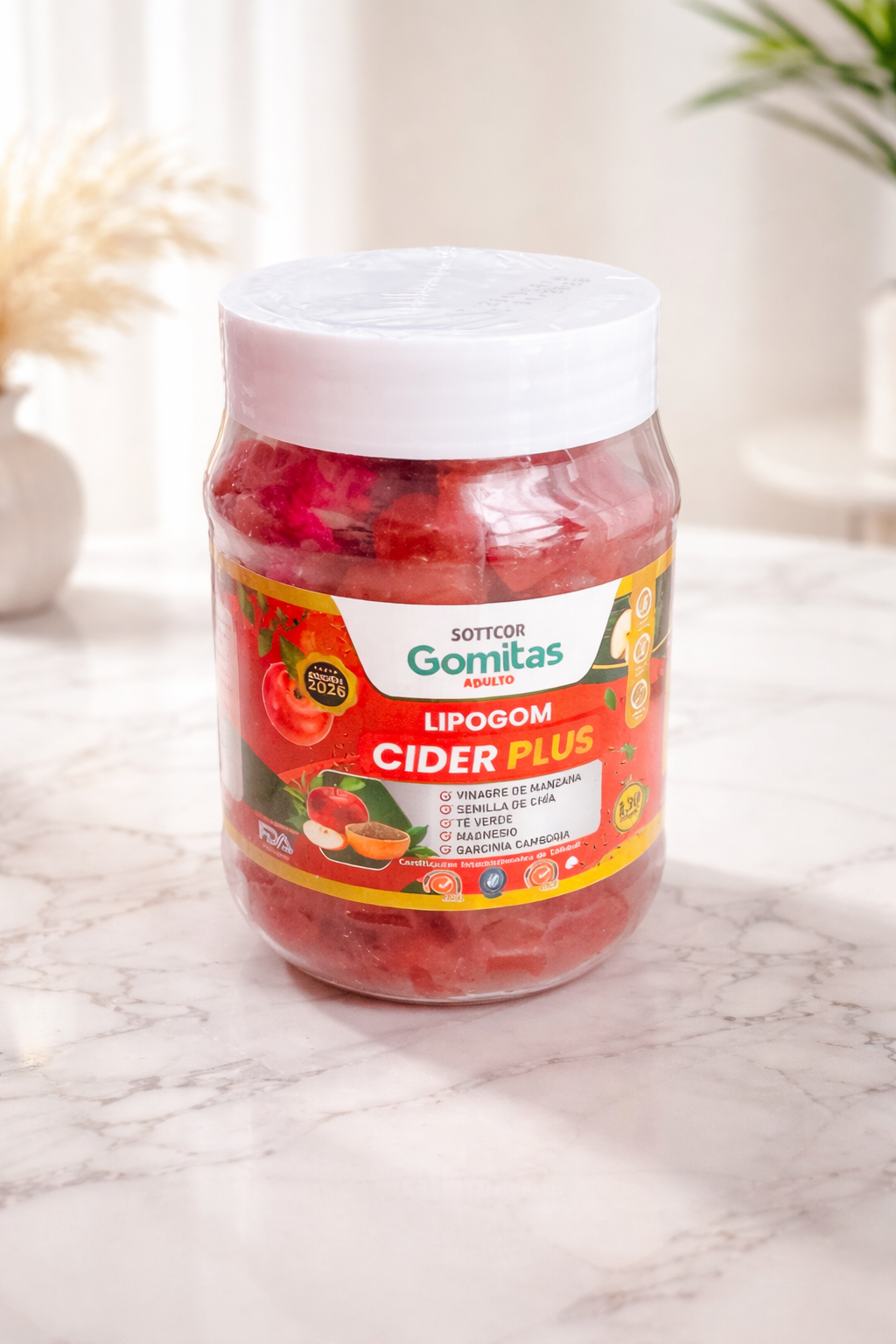 🍎 Gomitas de Vinagre de Manzana Premium Cider Plus