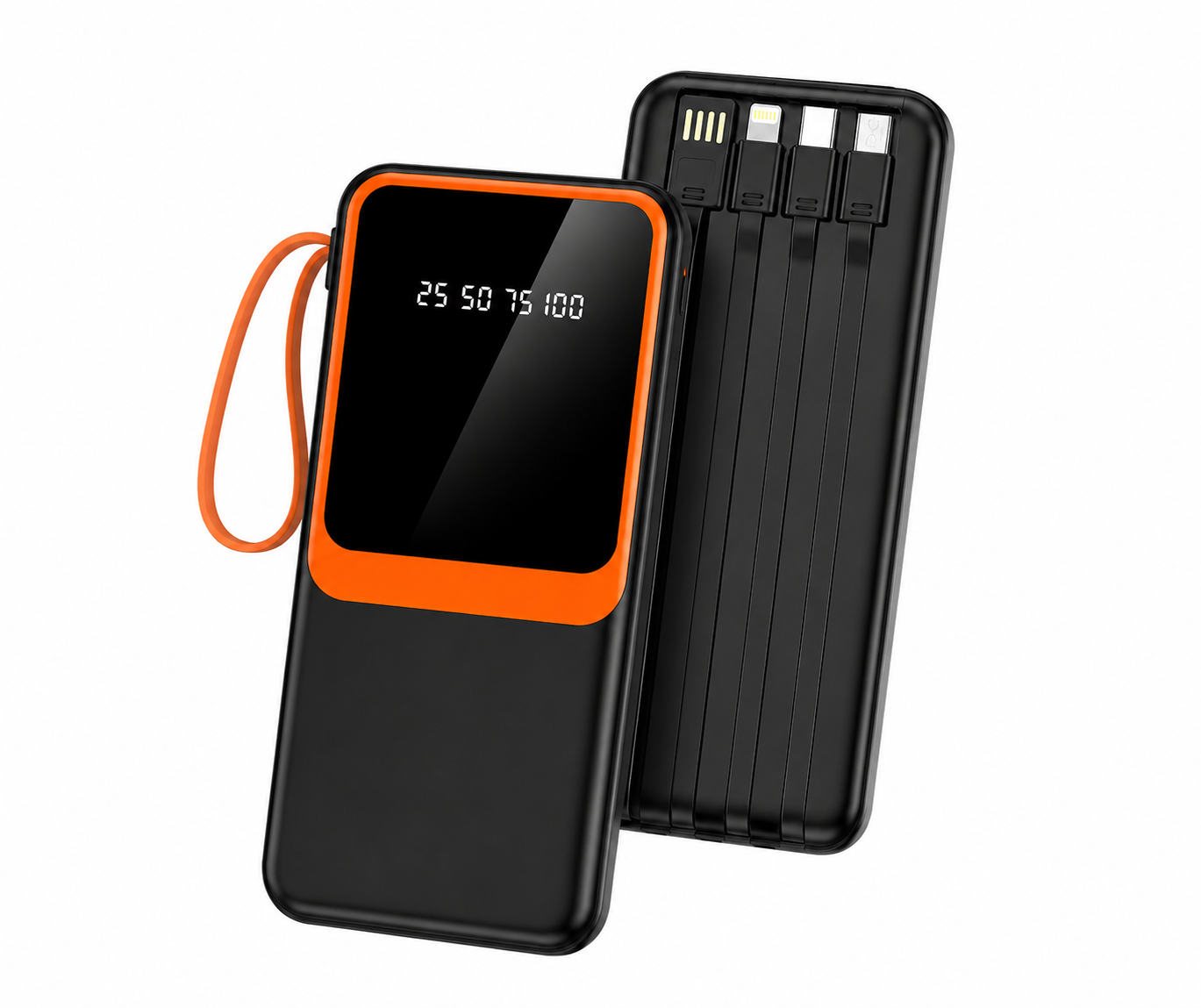 ⚡ Nunca Más Te Quedes Sin Batería Power Bank 20.000 mAh | Carga Rápida 66W | 4 Cables Integrados